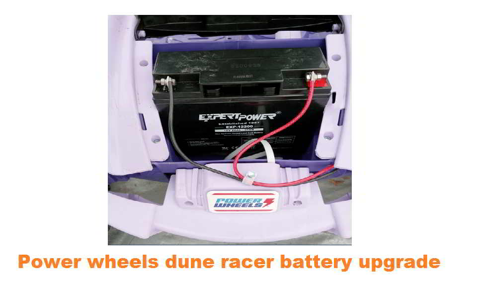 Power wheels dune racer battery upgrade