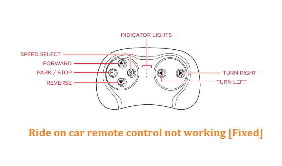 Ride on car remote control not working