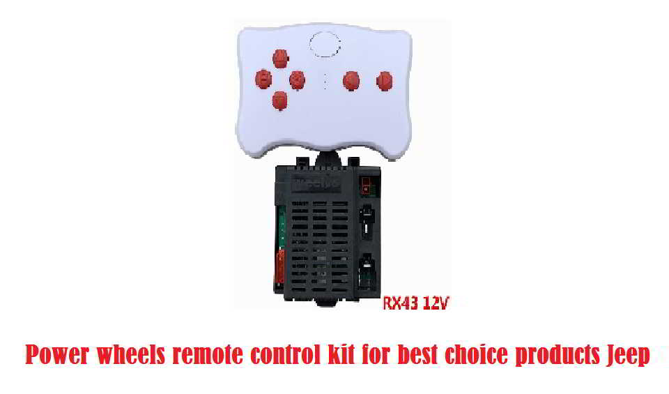 Power wheels remote control kit